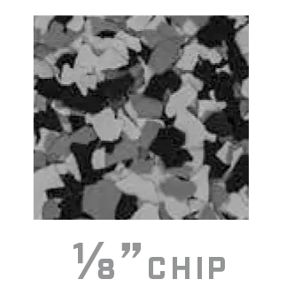 1/8" Chip decorative chip flake