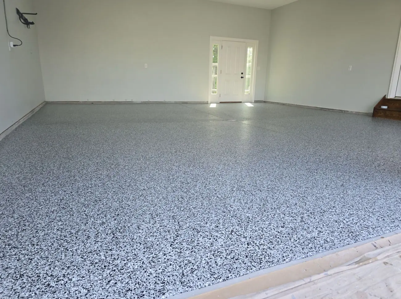 Professional concrete floor coating by Yukon Concrete Coatings